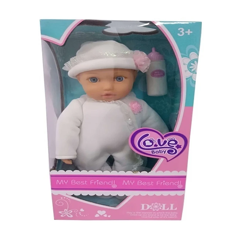 16 Inch Drink Milk Baby Dolls Rebron cotton body doll Baby Dolls with blinking Eyes