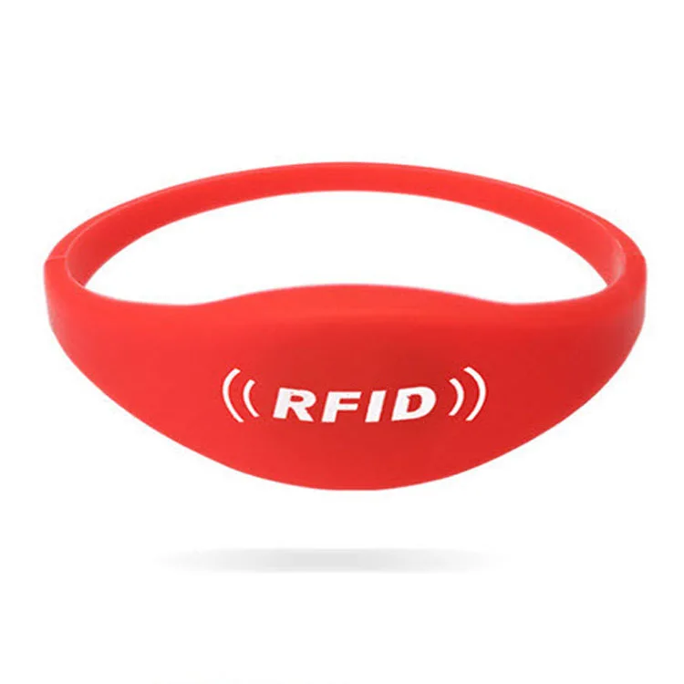 Силиконовый nfc-браслет ISO14443A/ISO15693 с пользовательским логотипом nfc водонепроницаемый браслет IP68 для оплаты