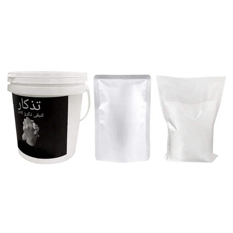 DIY Moulding Casting Kit Private Label 3D Hand Cast Kit Adult Couple Hand and Foot Souvenir Casting Kit