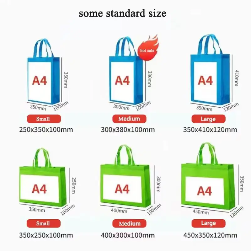 Promotional Bag Recycle Black Reusable Non-Woven Shopping Bag Supermarket PP Non Woven Tote Bags With Custom Printed Logo