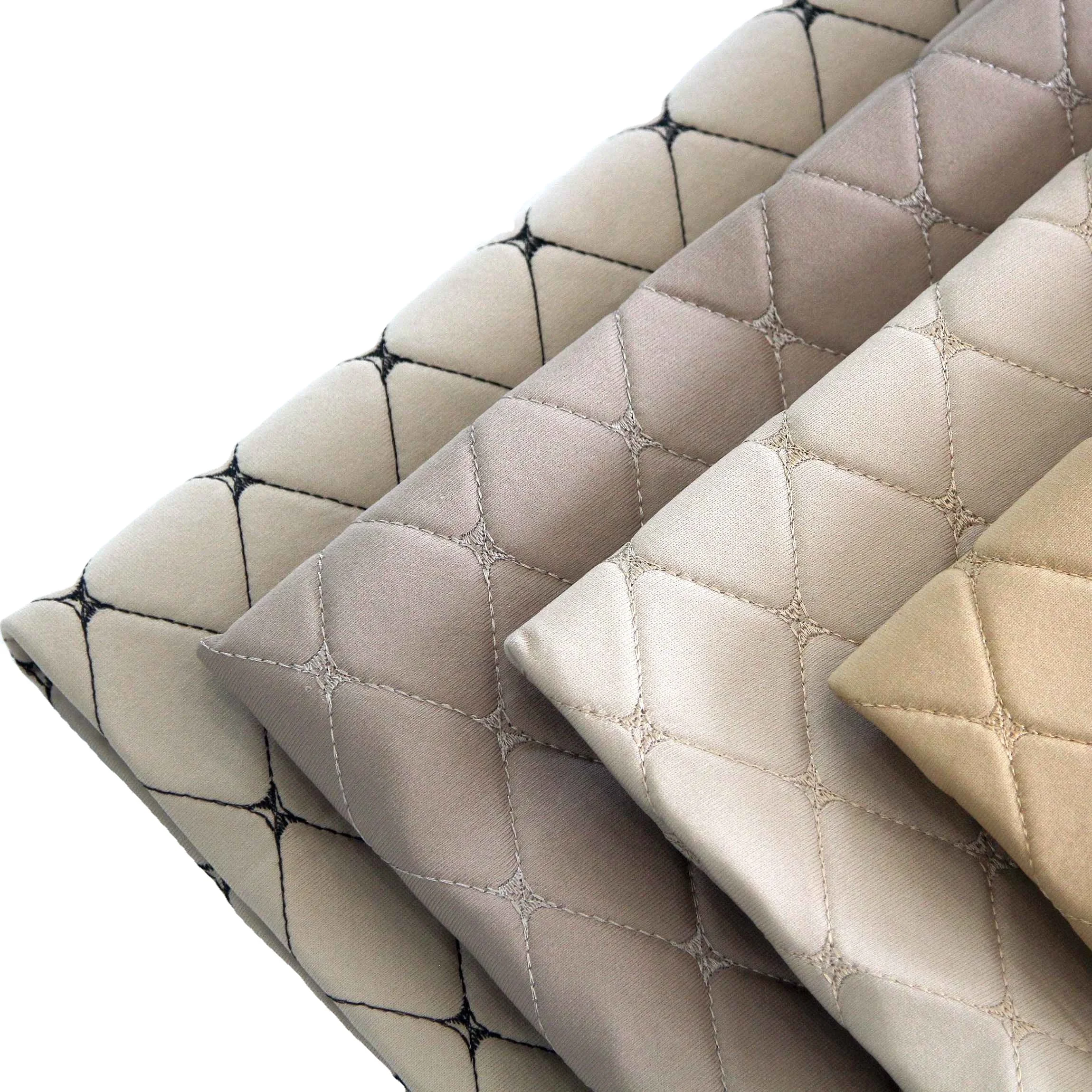  The Embroidery Jacquard Car Seat Fabric With