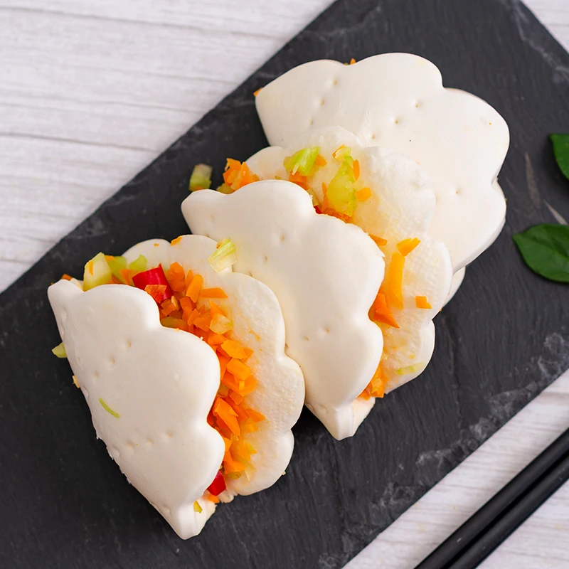 Wholesale 460g frozen Hirata bun Healthy and Delicious Breakfast Steamed Sandwich