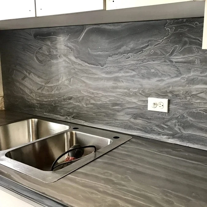 Metallic Epoxy Countertop