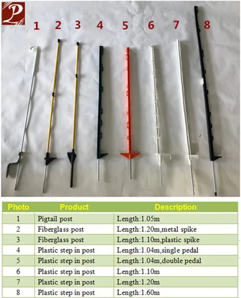 plastic fencing stake/electric fencing post for animals fence