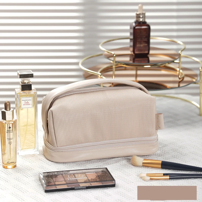 Wholesale OEM Portable Travel Toiletry Bag Custom Logo Waterproof Women Beauty Makeup Bags With Private Label Cosmetic Bag