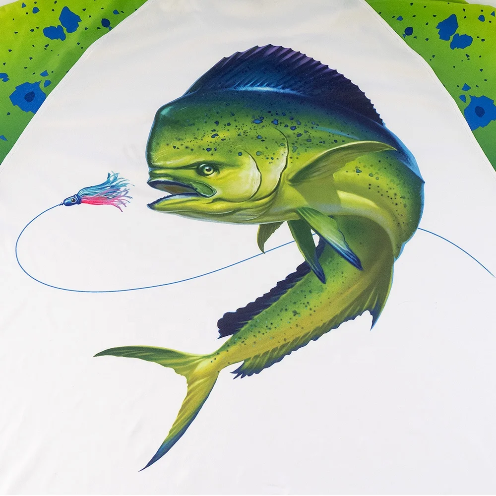 Men Performance Shirts Summer UPF 50+ Jersey Sublimation T-shirts for Fishing Hunting Running Quick Dry Lightweight Jersey Wear