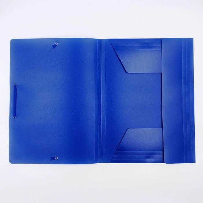Office School Plastic Letter Size A4 Elastic Cord Closure File Folder Organizer
