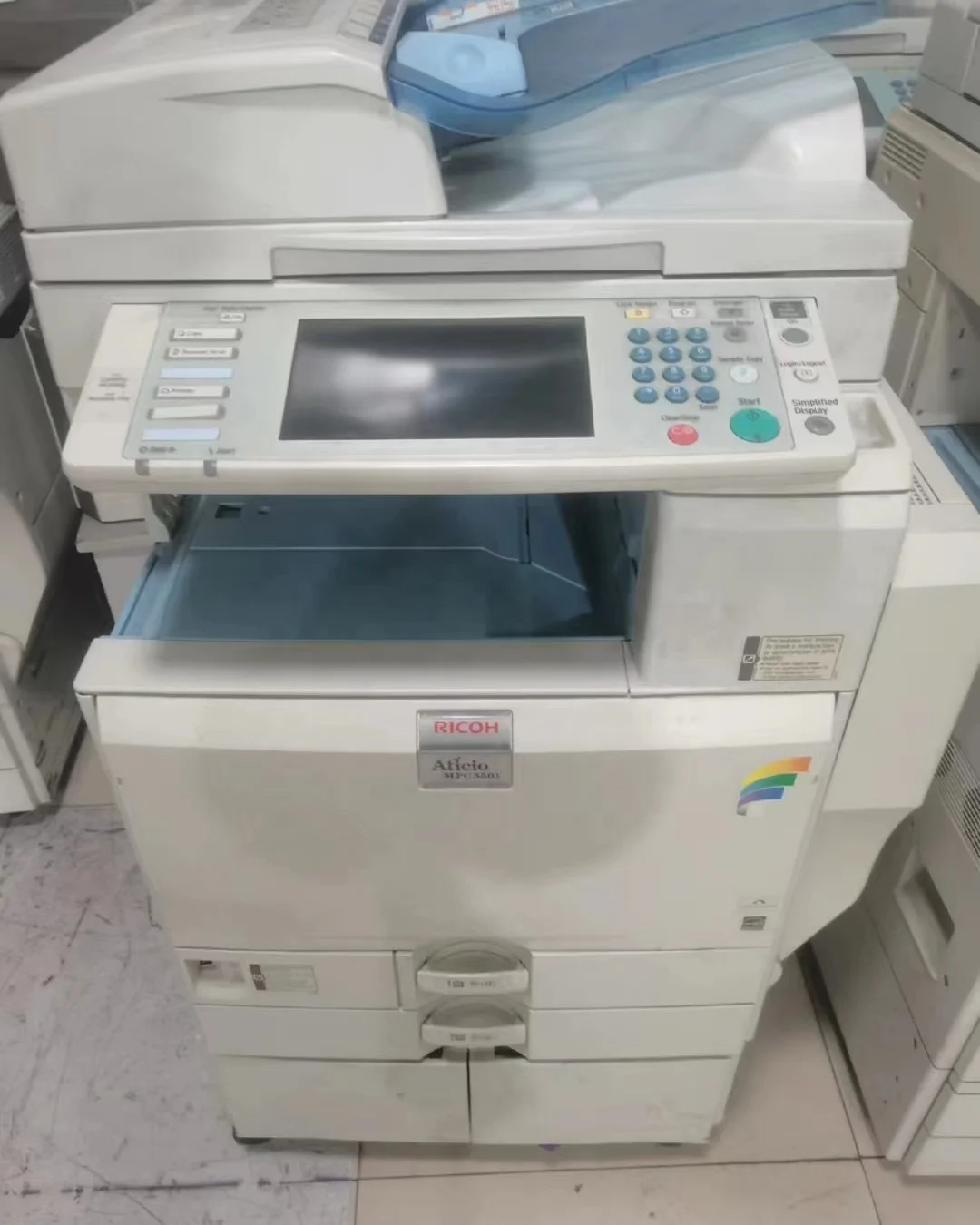 High Speed Color Copier A3 Large Laser Printer for Ricoh MP C5501 All-in-One Commercial Machine