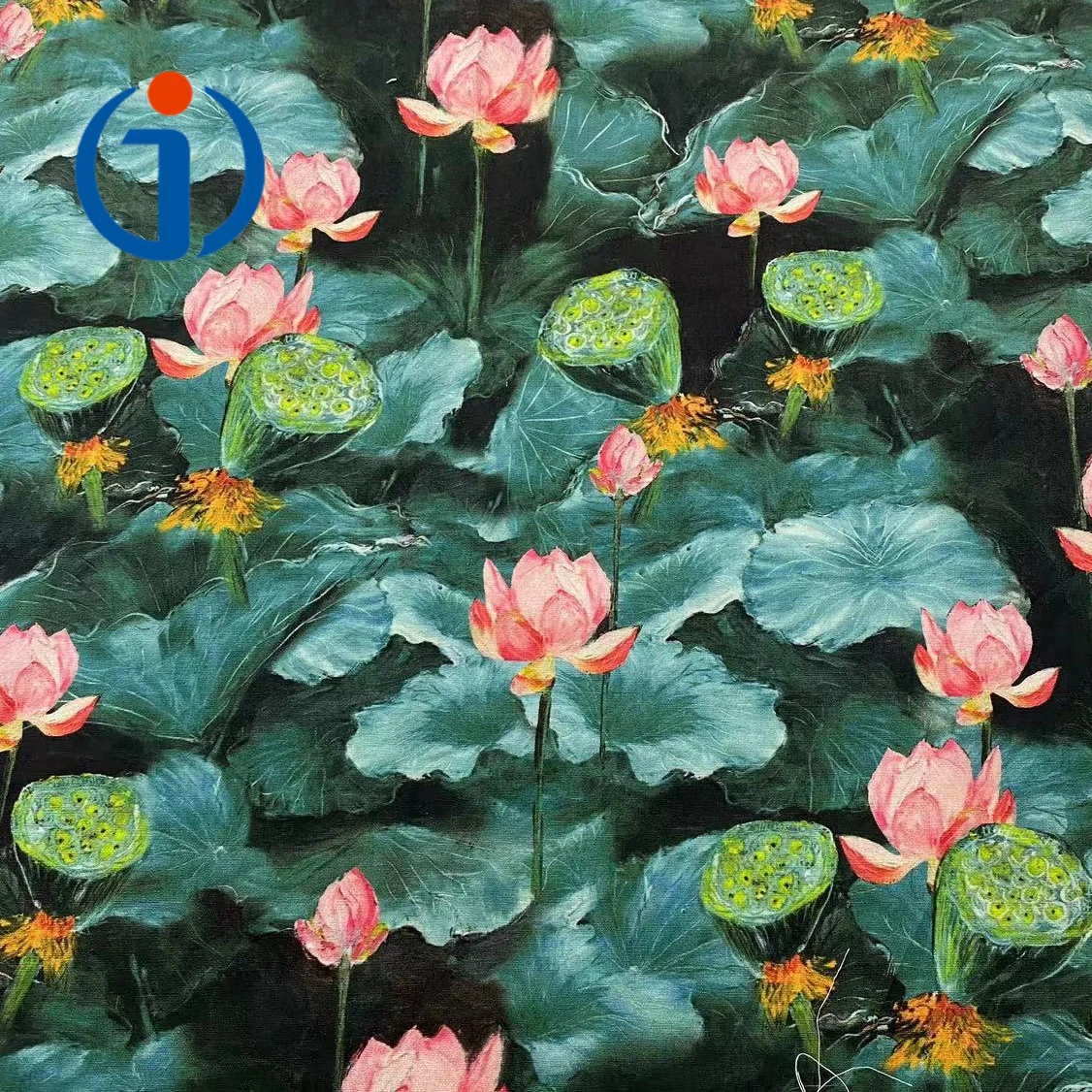 Wholesale Chinese Style 100gsm 40s 100% Cotton Floral 3D Digital Printing Fabrics for Dress