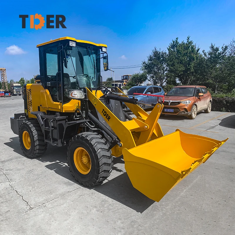 Колесный погрузчик TDER Mini 1 тонный небольшой колесный Carregadeira de rodas