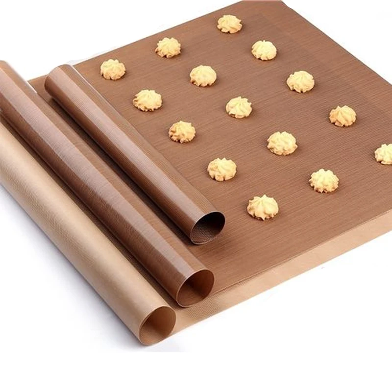 Wholesale Heavy Duty Reusable Easy-Clean Non Stick Eco Friendly Grilling Mate PTFE Grill Mat For Patio