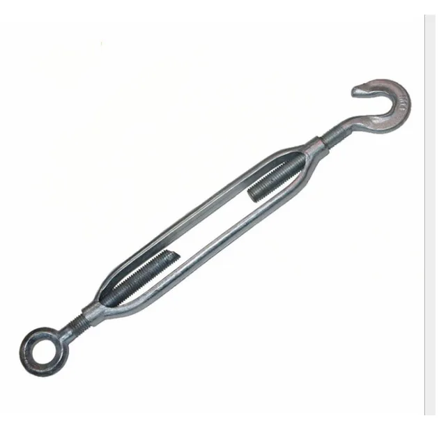 China supply wire rope chain stainless steel swageless terminal turnbuckle shade sail accessories hook M6 M8 turnbuckle