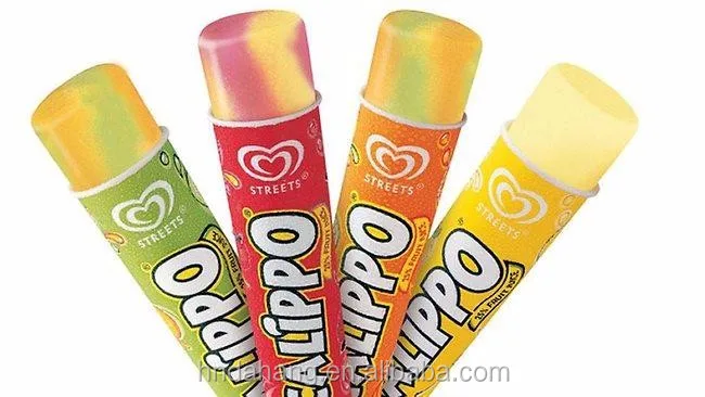 ice cream push up tubes single wall calippo tube customized design popsicle tube