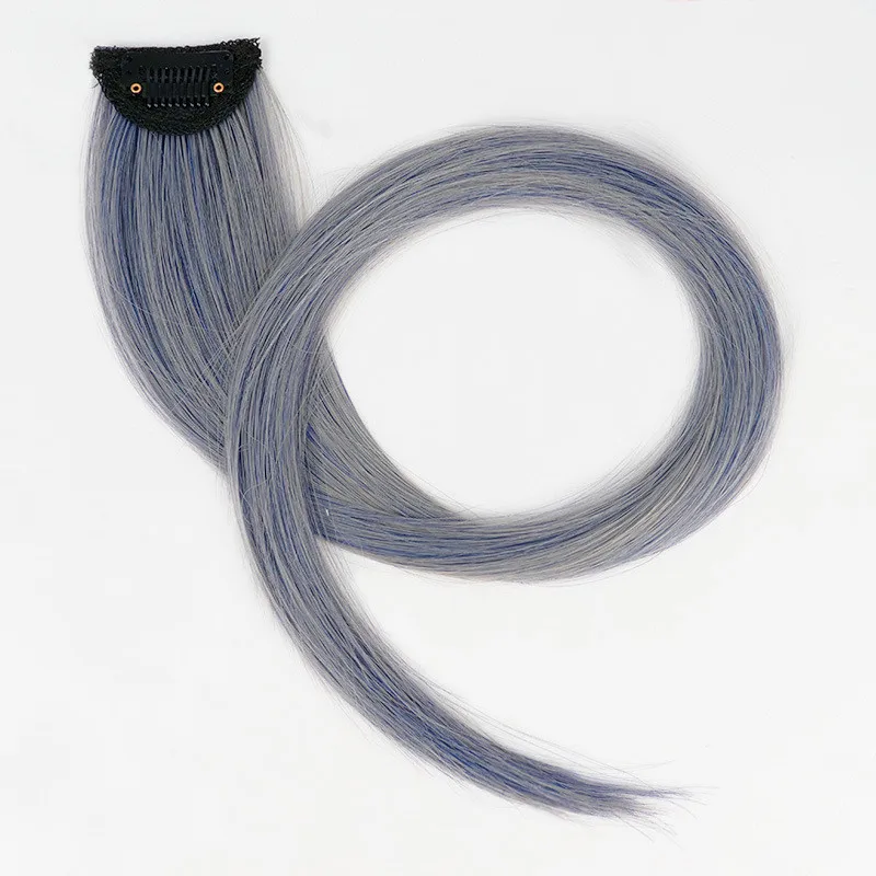 Монохроматический парик, подвесной ушной краситель, длинный прямой зажим для волос, цветные неоставляющие следов волосы для наращивания, центрифуга, женский парик