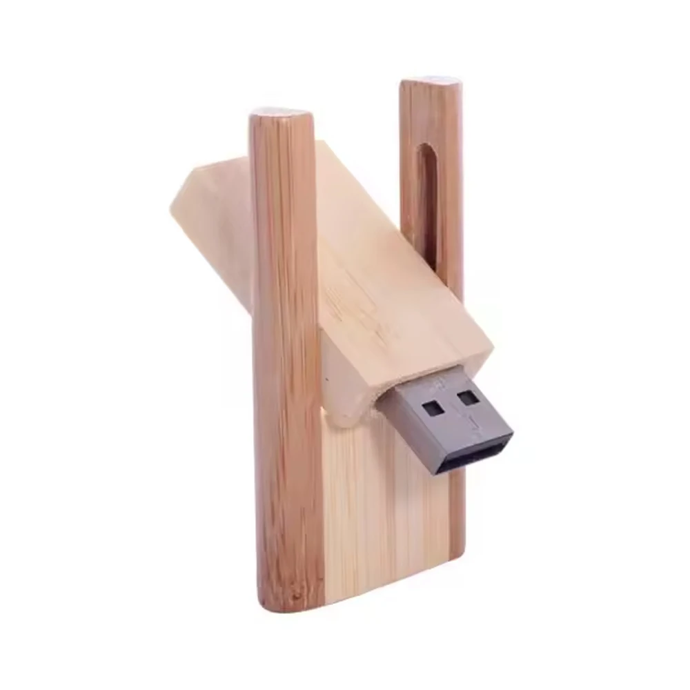 Wooden Bamboo USB Flash Drives Pen Drives 8 GB 16 GB Memory USB Sticks Free Laser Engraving Logo Thumb Drive