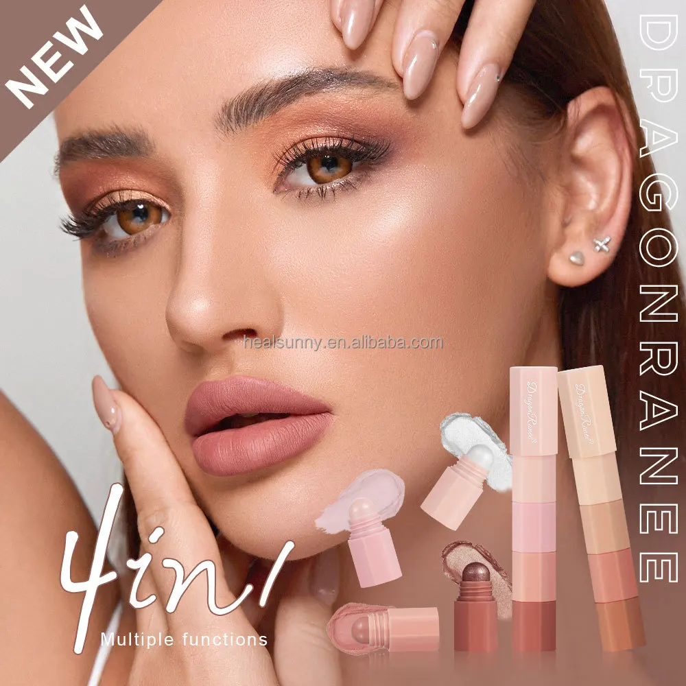 Eyeshadow Makeup Cosmetic single Eyeshadow 4 colors custom your own brand