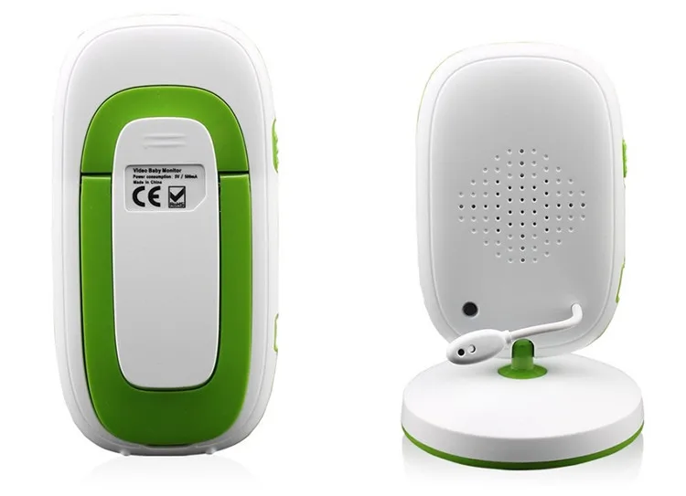 Video Baby Monitor with Two Cameras Wireless Wide Angle Lens Night Vision Security Baby Camera VB602