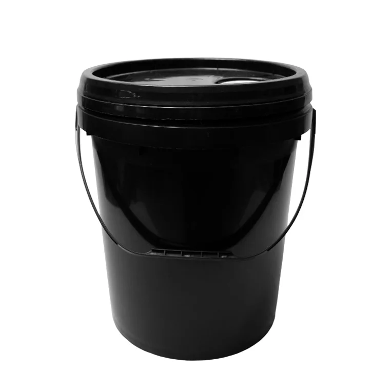 PP Buckets Wholesale Cheap Plastic Bucket 5 Litre 10 Litre 20 Liter Food Grade Safe Paint Popcorn Container