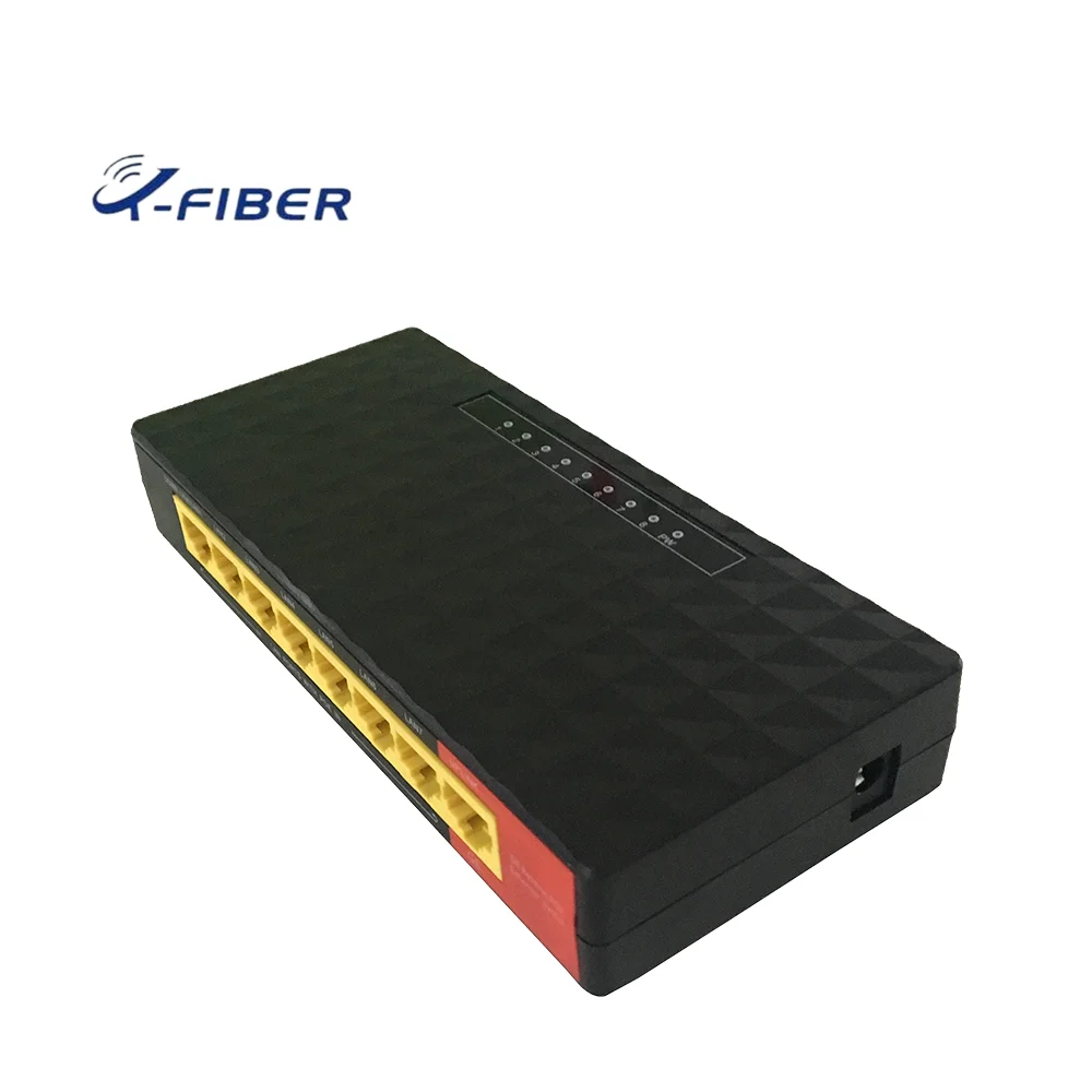 8-port full Gigabit Ethernet POE switch network monitoring household 8-port hub splitter