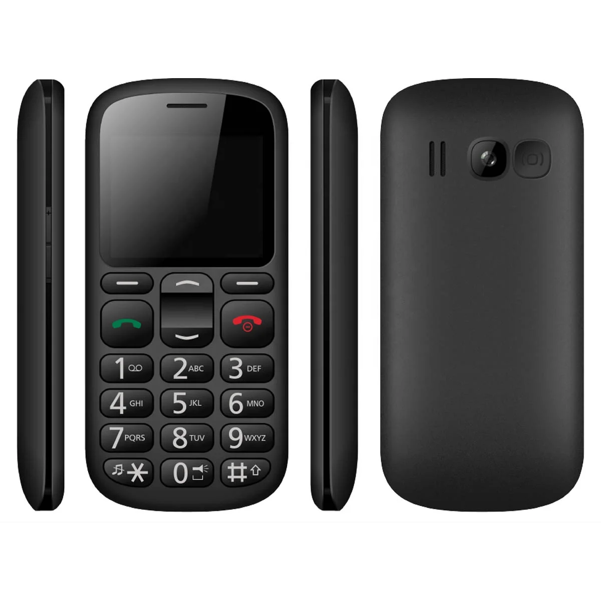 OEM 2,2 дюймовый сотовый телефон с функцией SOS камерой для пожилых людей