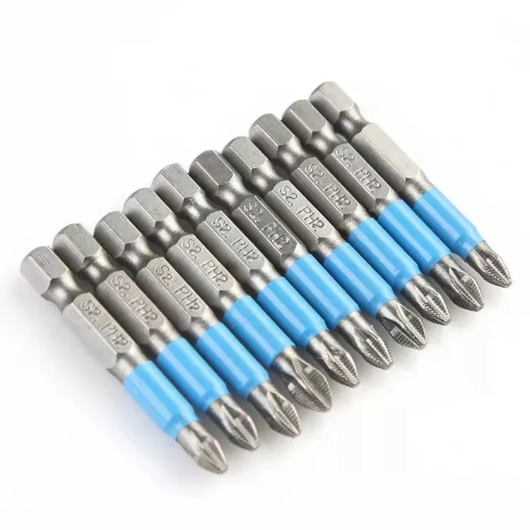 Cross Non Slip S2 Strong Magnetic Screwdriver Head Bits PH2 Screwdriver Head Bits