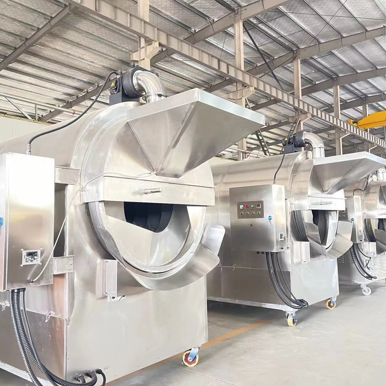 500kg Electric Gas Peanut Roasting Machine Grain Nuts Roaster Machine