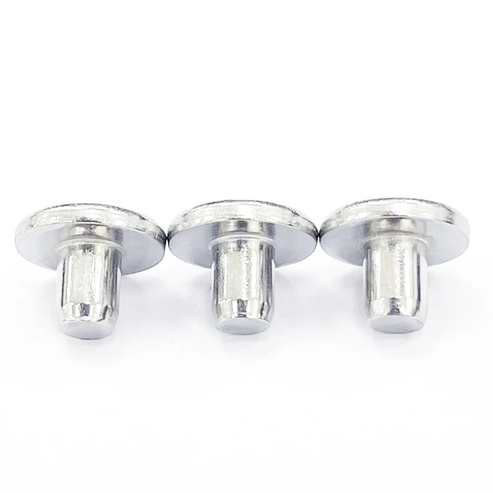 Batch Customized Stainless Steel Corrosion Resistant Solid Pot Nail Flat Head Concave Rivet