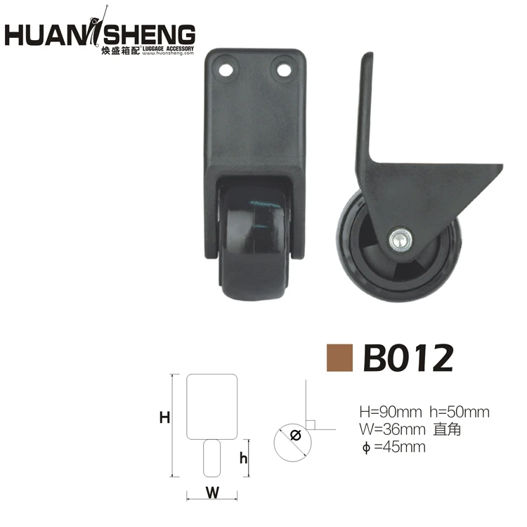 High quality trolley travel replacement suitcase parts accessories casters plastic trunk wheels silent wear trolley pulleys