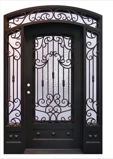 Factory Wholesale Golden Supplier Iron Door With Turkey Iron Doors