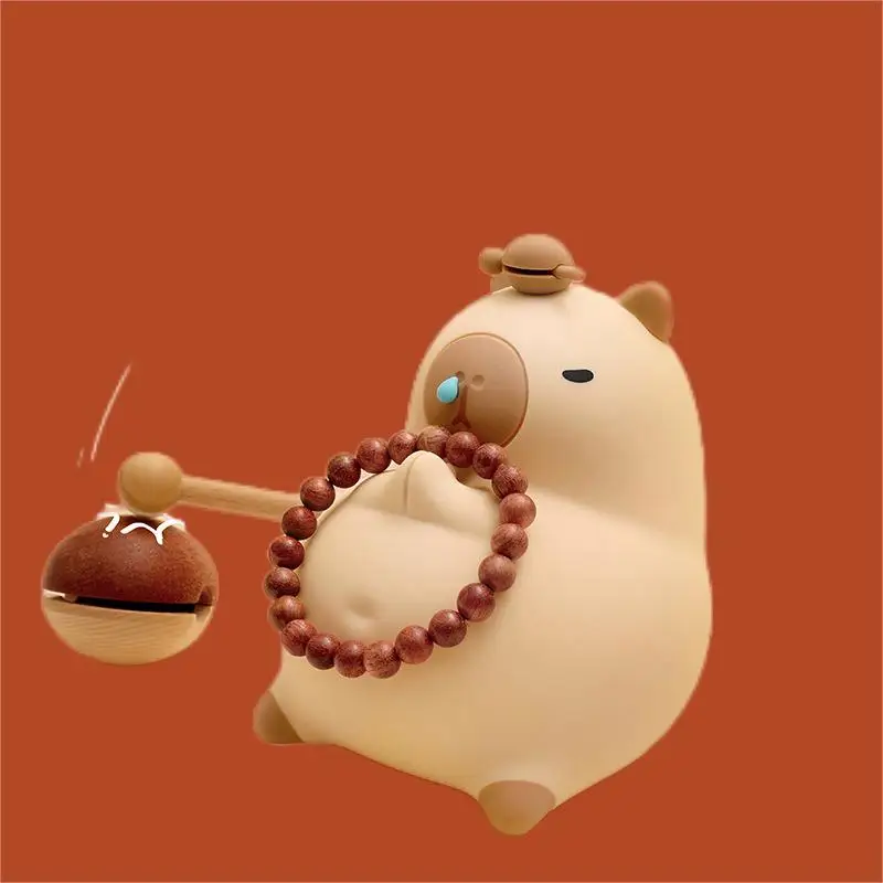 Lying Lazy Sleeping Capybara Night Light, Capybara Gifts Portable Squishy Rechargeable Dimmable