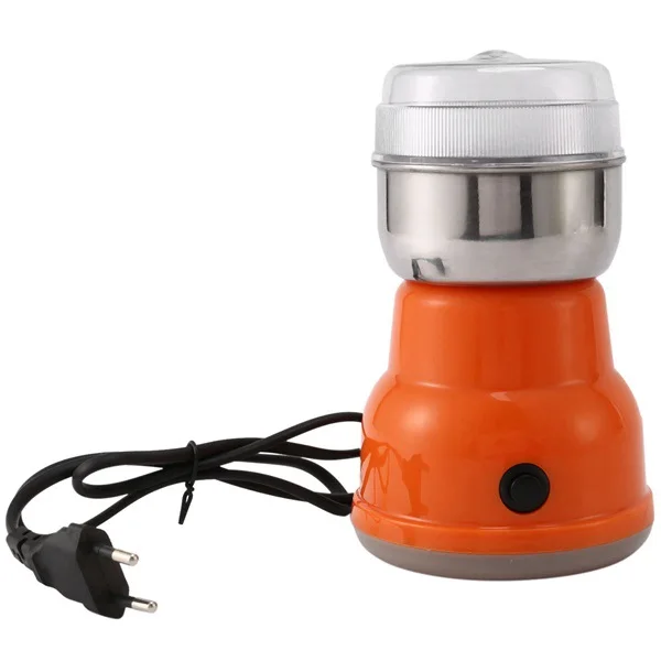 Stainless Steel Small Electric Bean Grinder Presses Coffee Bean Grinder For Home Use