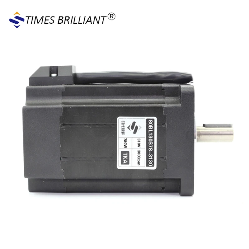 China 86MM wide 780W High power BLDC motor 3000PM 310V Permanent Magnet brushless dc motor with 220V controller kit