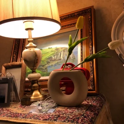 Merlin nordic white table vase small Folded vase Modern wrinkly black home pieces living room decoration with porcelain vase