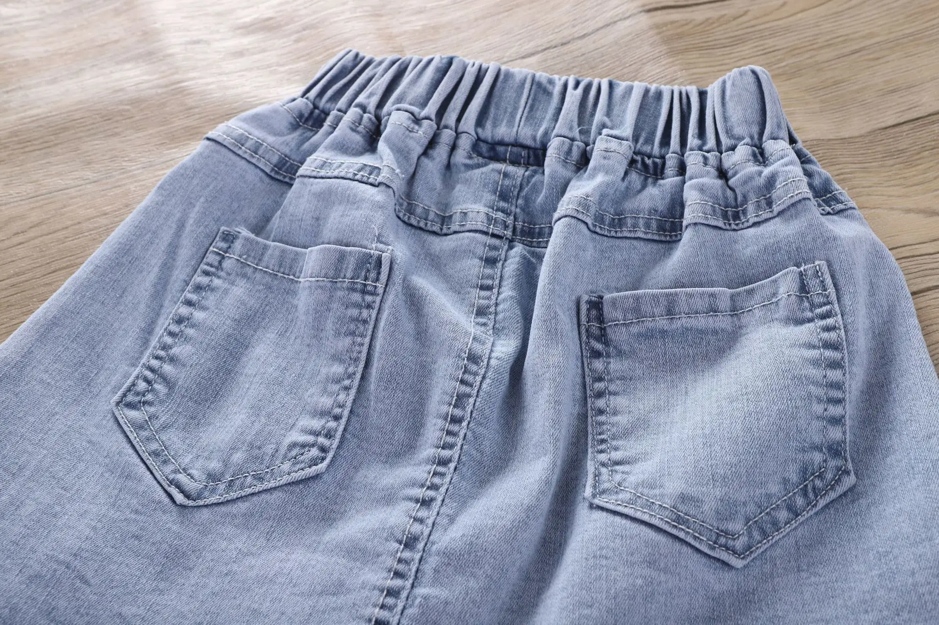 unicorn Clothing Sets Summer Baby girl clothes denim fabric shorts Kids Clothes Children girls clothing Set