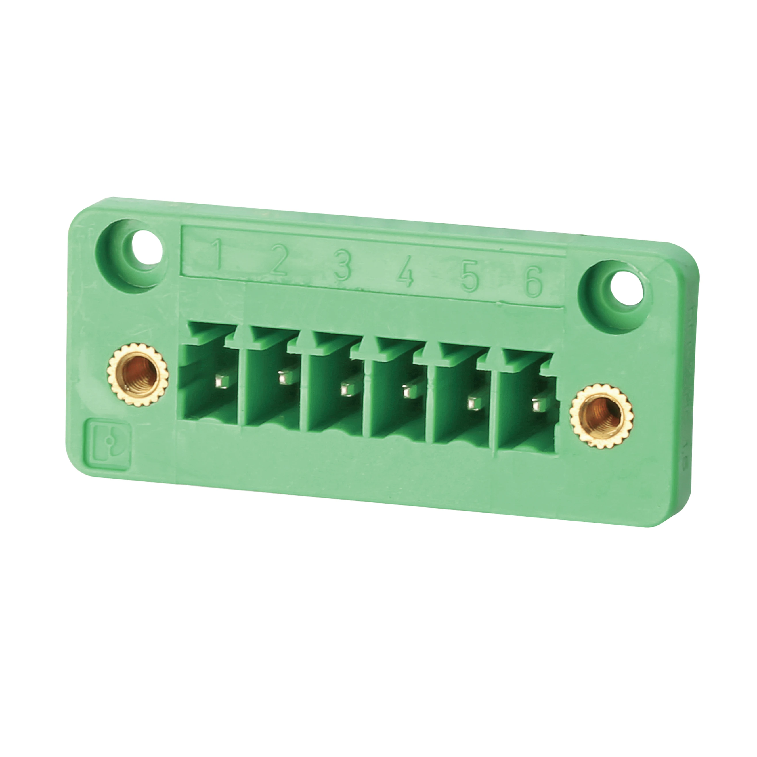 3.5mm 3.81mm pitchpluggable terminal blocks male and female through wall terminal block panel mount