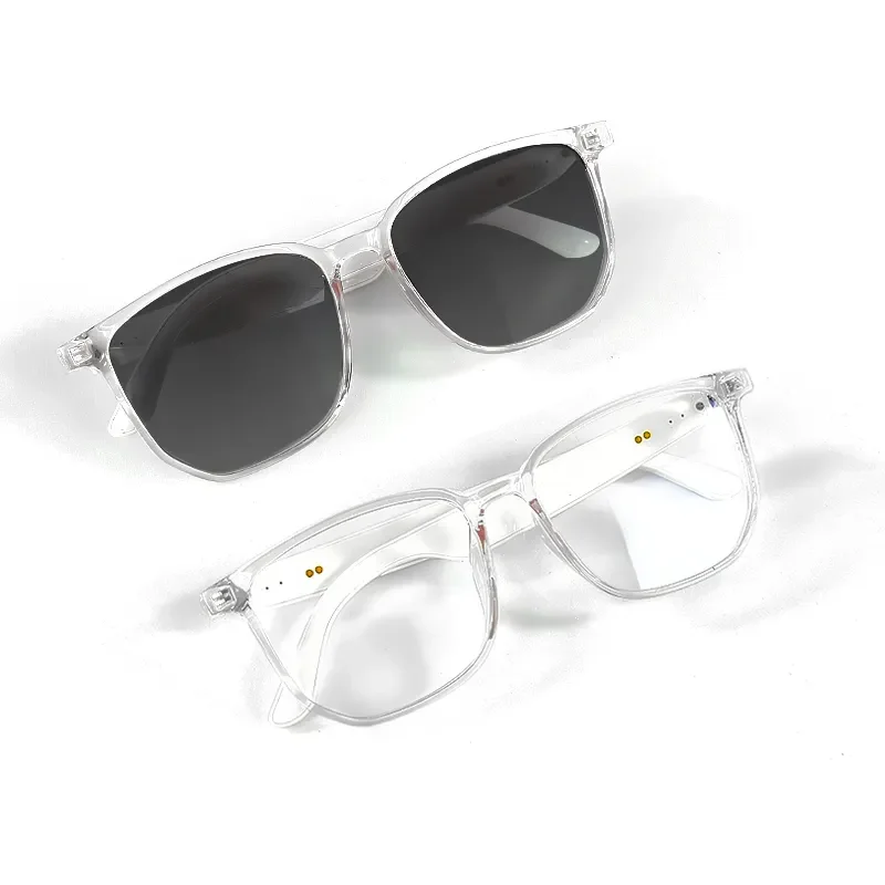 Fashion Smart Glasses For Men Touch Operation BT Call Voice Assistant Earphone Sunglass For Driving GS03 Smart Bluetooth Glasses