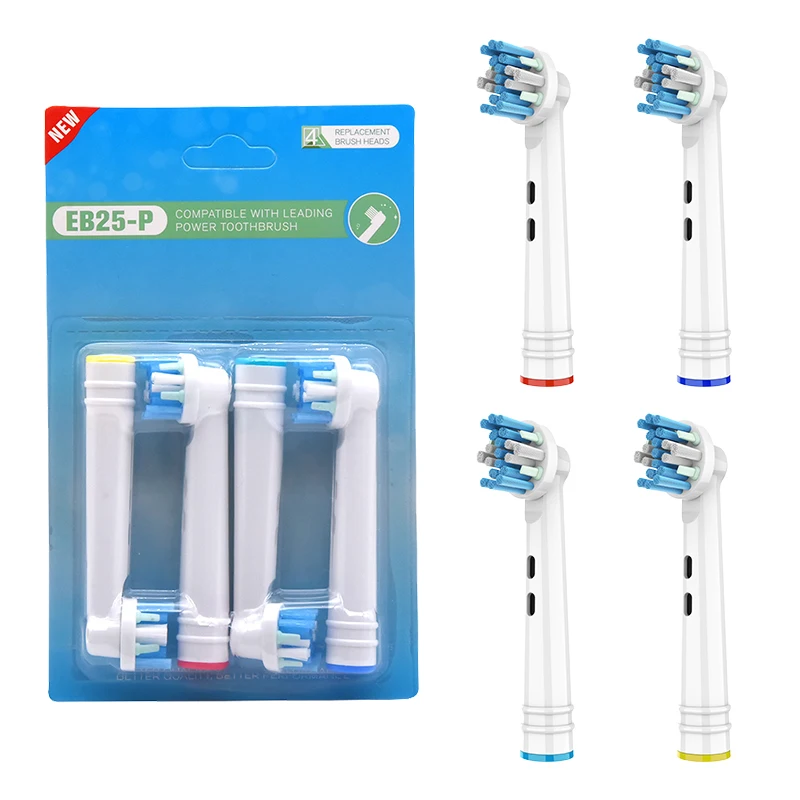 Сменные насадки для зубных щеток или ухода совместимые с 4 насадками профессиональных