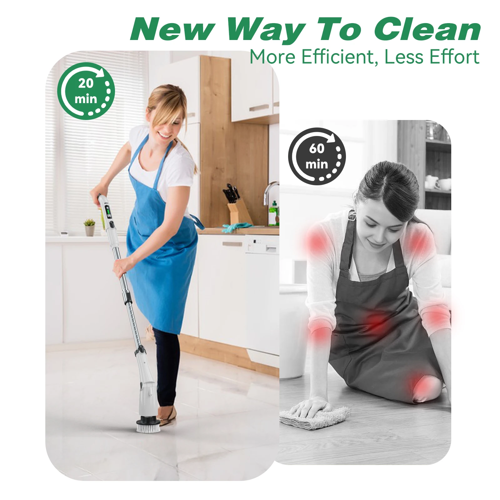 Household Kitchen Trending Products 2024 New Arrivals Usb Rechargeable Electric Cleaning Brushes For Crevice & Gap