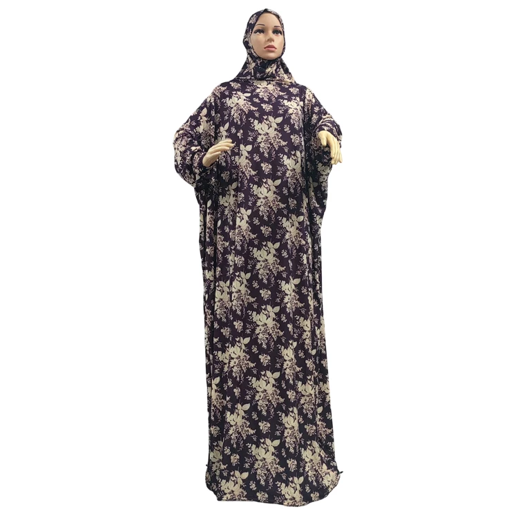 2022 High Quality Best Price Beauty Loose Hooded Abaya Muslim Women Modest Hijab Abaya Dress Dubai Arab Islamic Clothing Robe