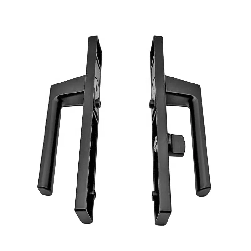 High Quality Customized Aluminum Alloy Door Lock Set Double Sided Door Handle Door Lock Body With Cylinder