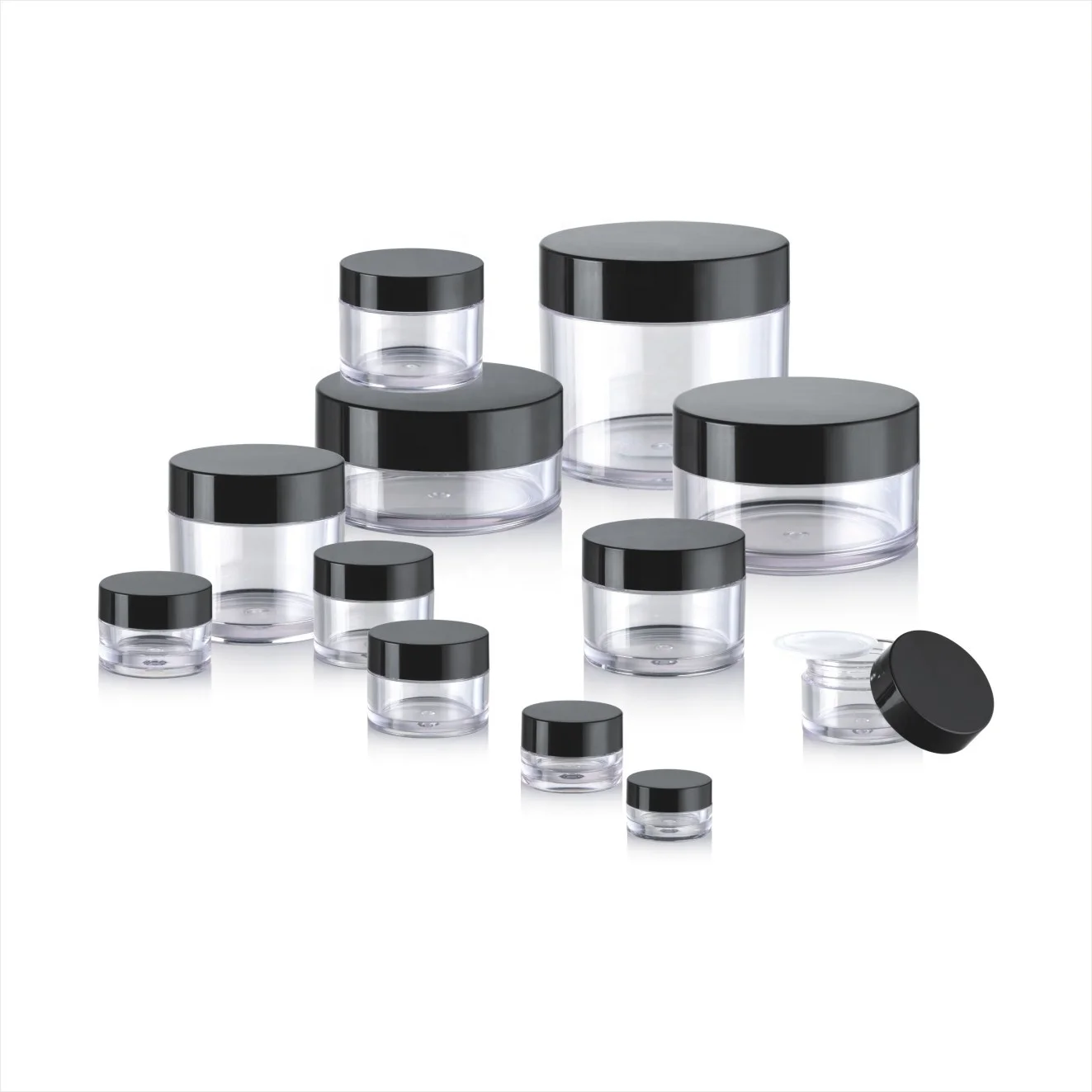 Petg Cosmetic Container 3g 5g Bottles Of Eye Cream Bottles Industrial Surface Spray Transparent Plastic Empty Bottle Sample Cans