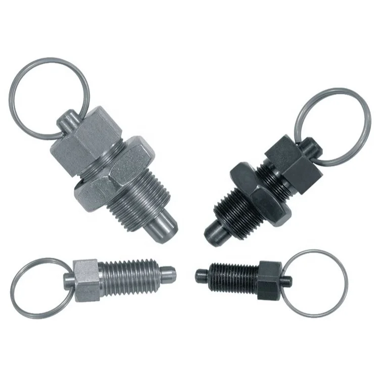 OEM Stainless Steel Knurled Knob Hand Retractable Spring Plunger