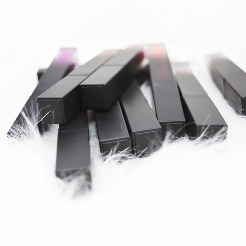 49 colors Black vegan lipstick private label custom nude matte liquid private logo lip stick