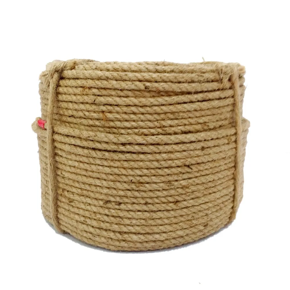 Wholesale Custom Eco-Friendly 100% Natural and Biodegrade 3 Strand Jute Rope Manufacturer from Bangladesh