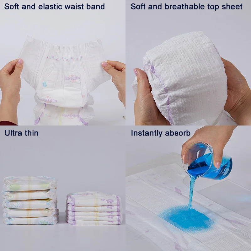 SK Care Baby Diapers Newborn Supplier Wholesale Cheap Customize Thick Cotton Disposable Baby Diaper Manufacturers