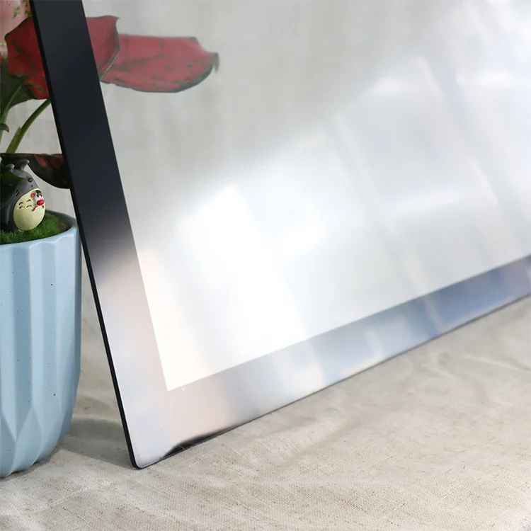 China manufacturer supply LED LCD TV screen protector tempered AG glass with CNC grinding edge