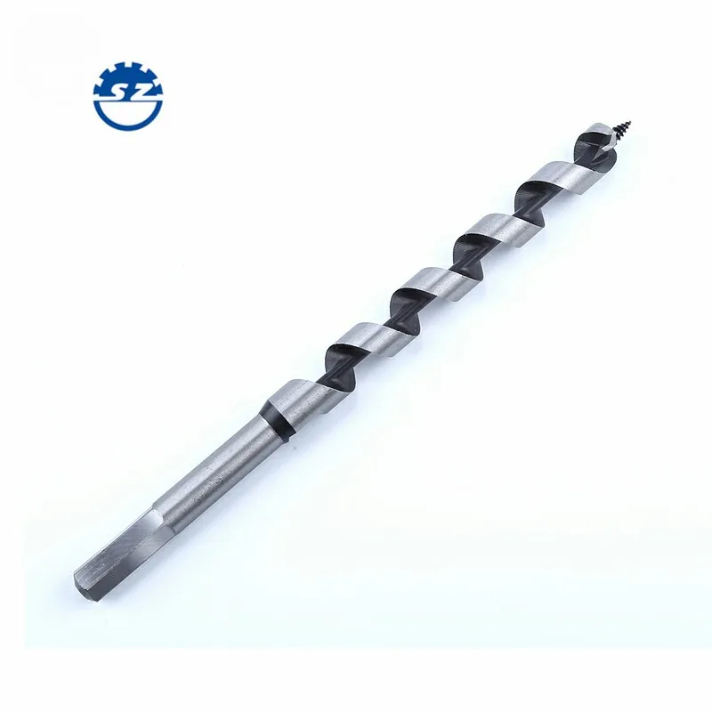 high carbon steel hex shank wood working auger drill bit for wooden drilling