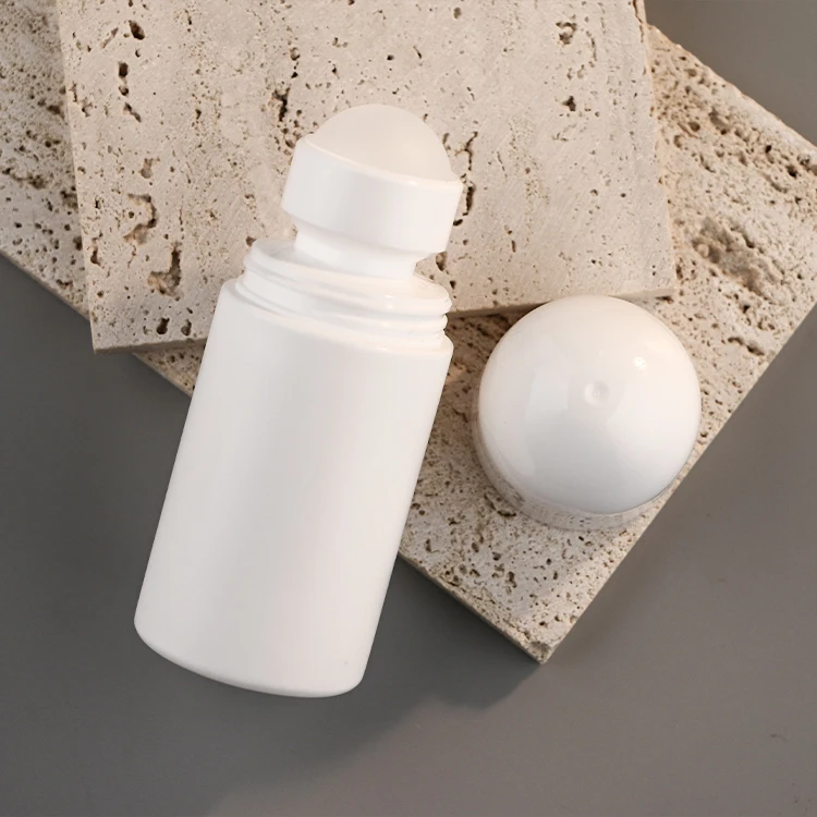 Empty Refillable Roll On Bottles Packaging PP Roller Ball 30ml 60ml 75ml 90ml Eco Friendly Plastic Roll On Bottle