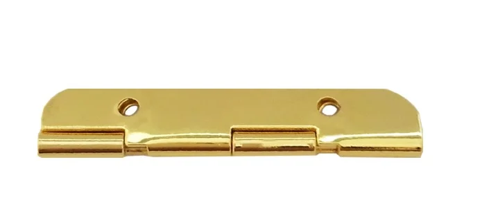 Hot sale metal HG12004-2 Gold Plated Round Corner Box Hinges