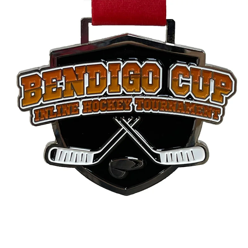 Honorary medal the merit hockey Sports competition medal medallion